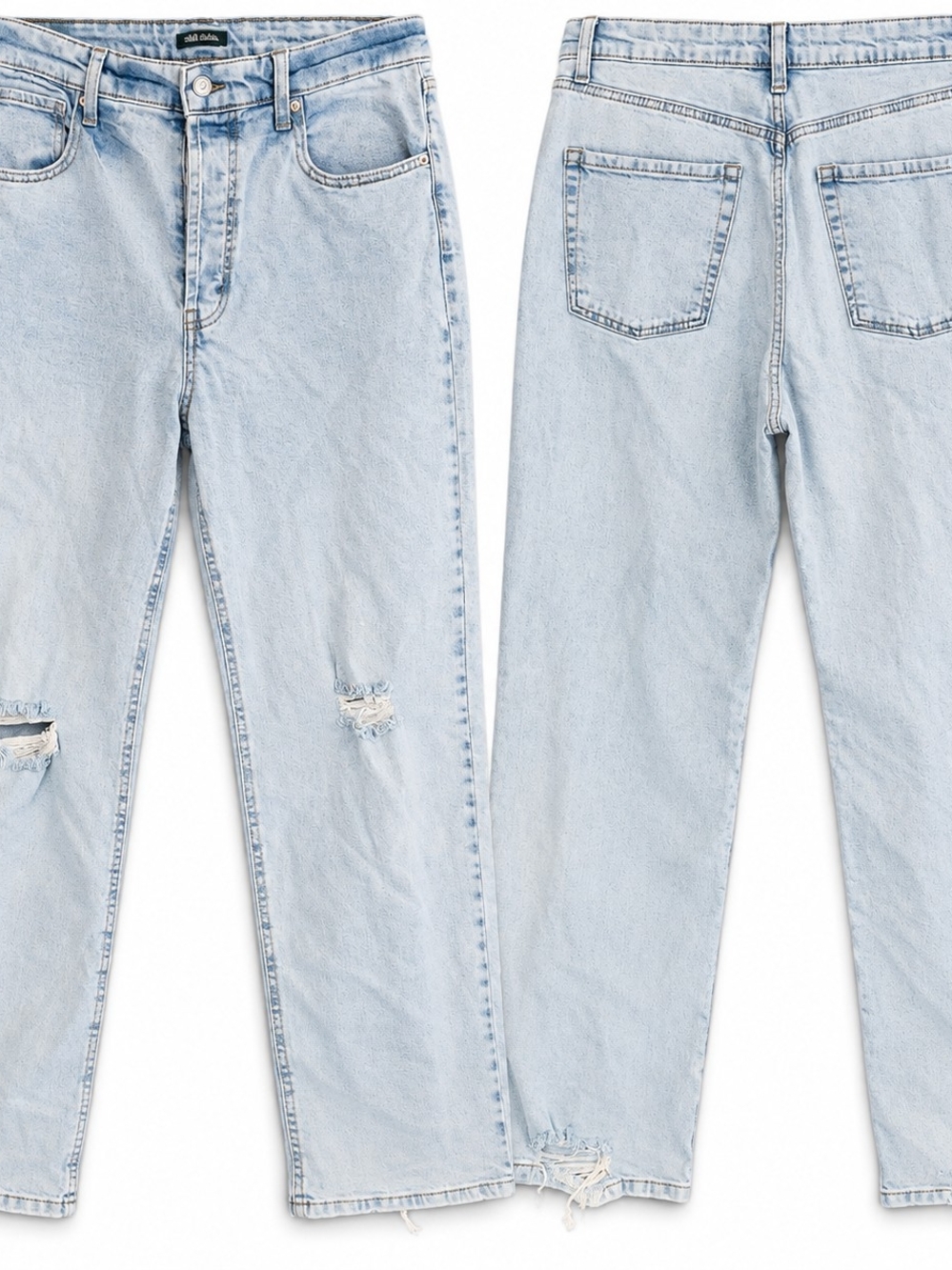 Wild Fable Size 14 Super High-Rise Straight Jeans Light Wash Y2K Casual Streetwe - Picture 1 of 1
